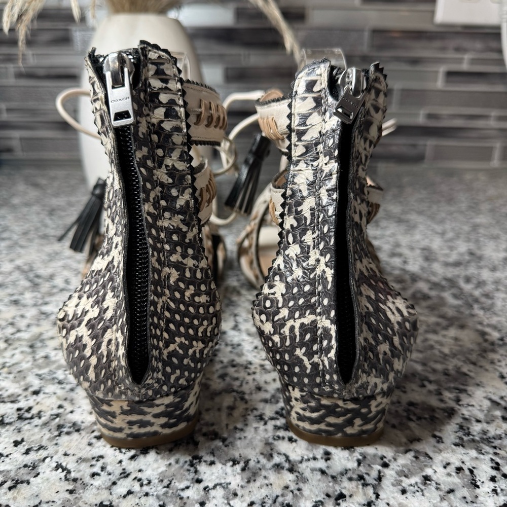 Coach | Women’s Via Demi Wedge Sandal Size 8 - Picture 6 of 15
